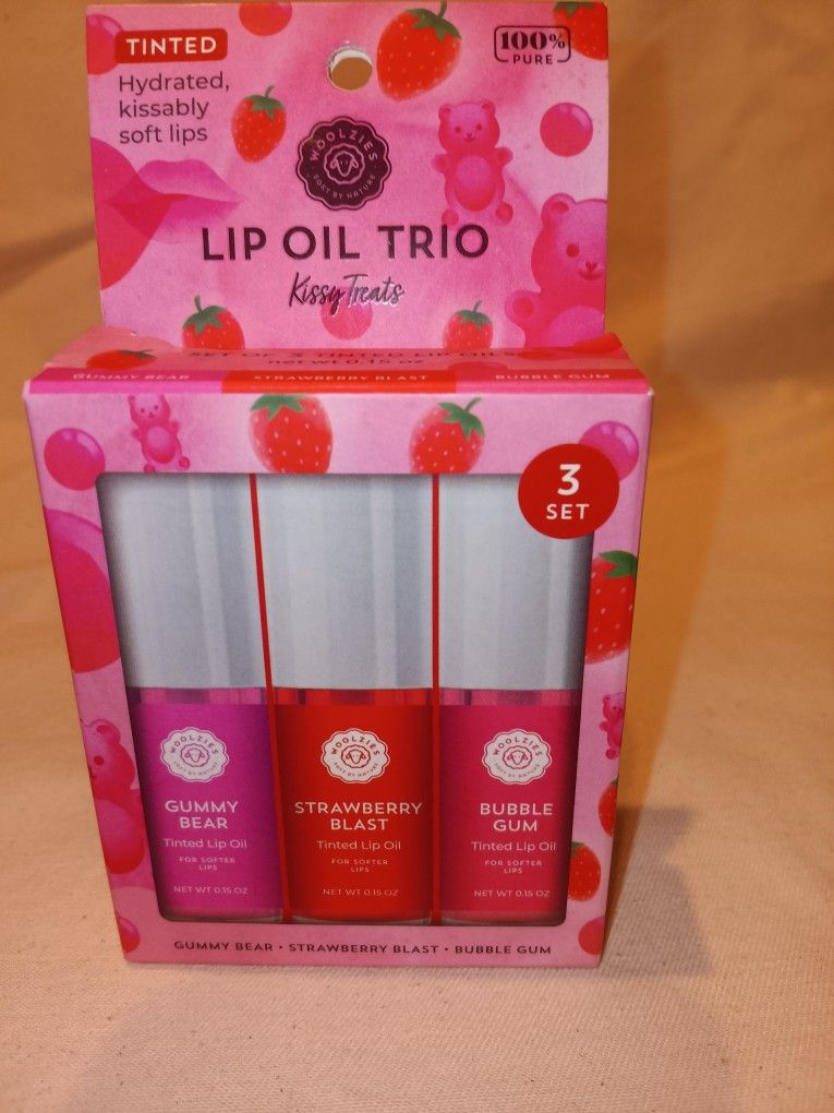 Lip Oil Trio - Kissy Treats Set