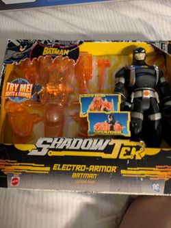Mattle action figure Batman Shadow Tek electro-armor auto light up mode sounds (was 29.99)