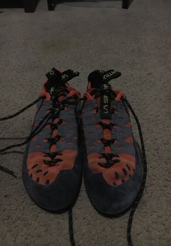 La sportiva rock climbing shoes