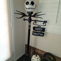 Nightmare Before Christmas Jack Skellington Light Post