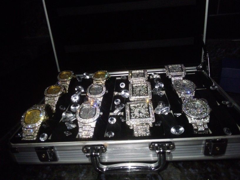 Business Reseller Pack💲Rare Lab Diamond Imported Stones💎Heavyweight New 12 for 850 💎 Handcrafted set Ice💎🧊
