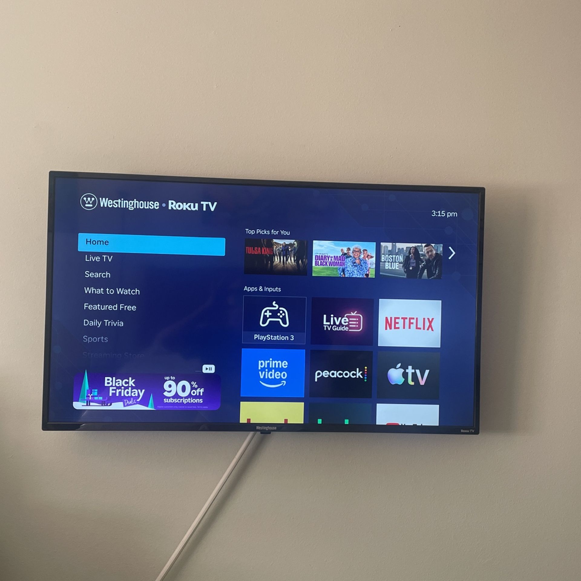Roku LED 42” TV
