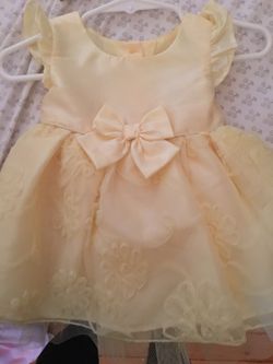 Baby girl yellow dress
