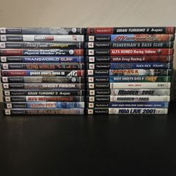 PS2 Games- $5 Each