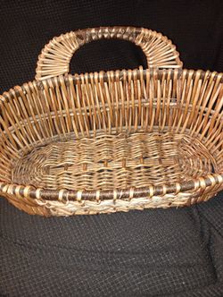 Vintage Wickerwood Basket