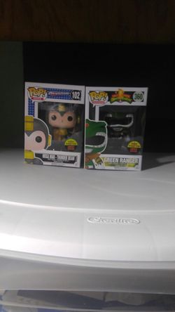 Nycc green ranger pop and mega man