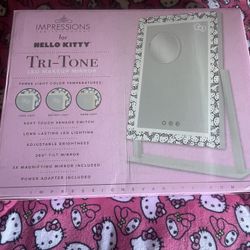 Hello Kitty Tri-Tone LED Makeup Mirror
