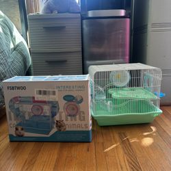 Hamster cage. 
