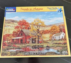 White Mountain Friends in Autumn Puzzle