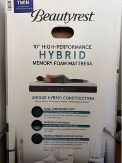Brand new Beautyrest medium firm 10” twin size mattress