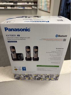 Panasonic Cordless Telephone Base & 2 Satellites