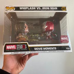 Whiplash Vs Ironman Funko Moment