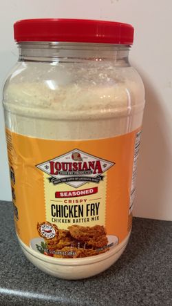 Louisiana Seasoned Chicken Fry Batter Mix 80 Ounces 