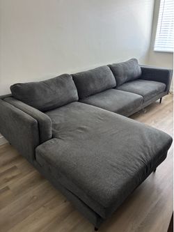 dark gray sectional