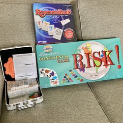 Classic Board Games! (3) - Risk!, Rummikubj, Dominoes
