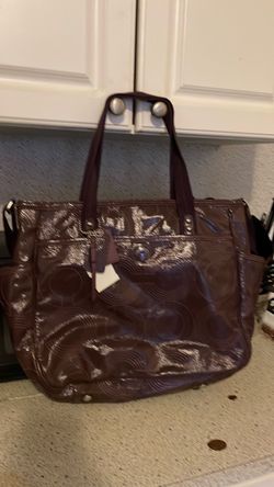Coach Signature Embossed Tote Bag