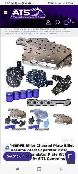 68 rfe valve body kit open box never used