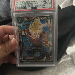MINT Repeated Force Vegito PSA 8 SPR BT2-012 Dragon Ball Super DBS