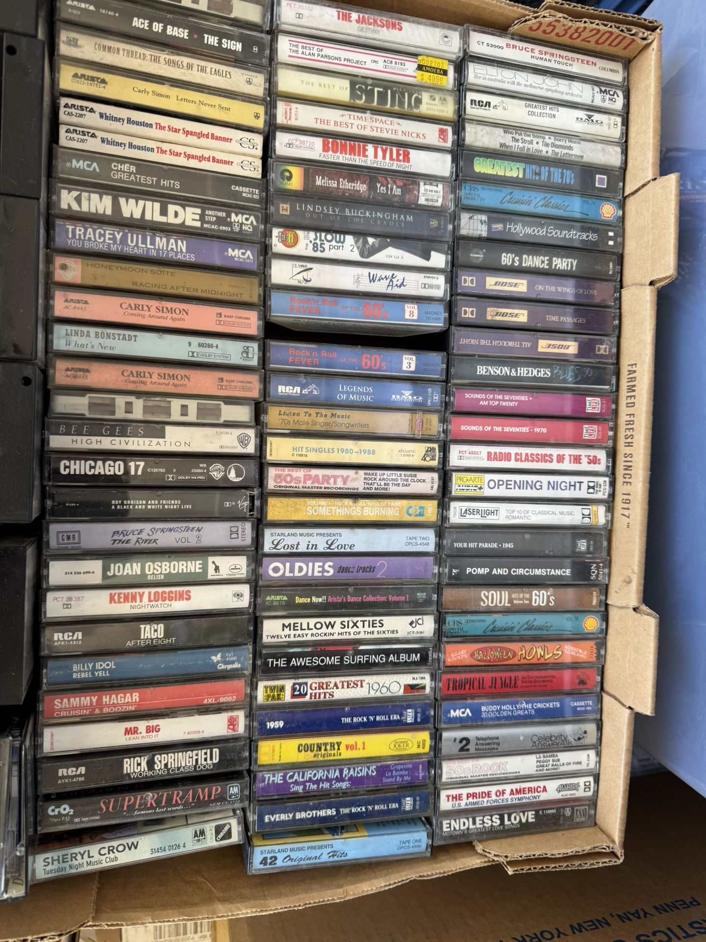 250+ Cassette Tapes Lot Rock Pop Soundtracks Etc Various 