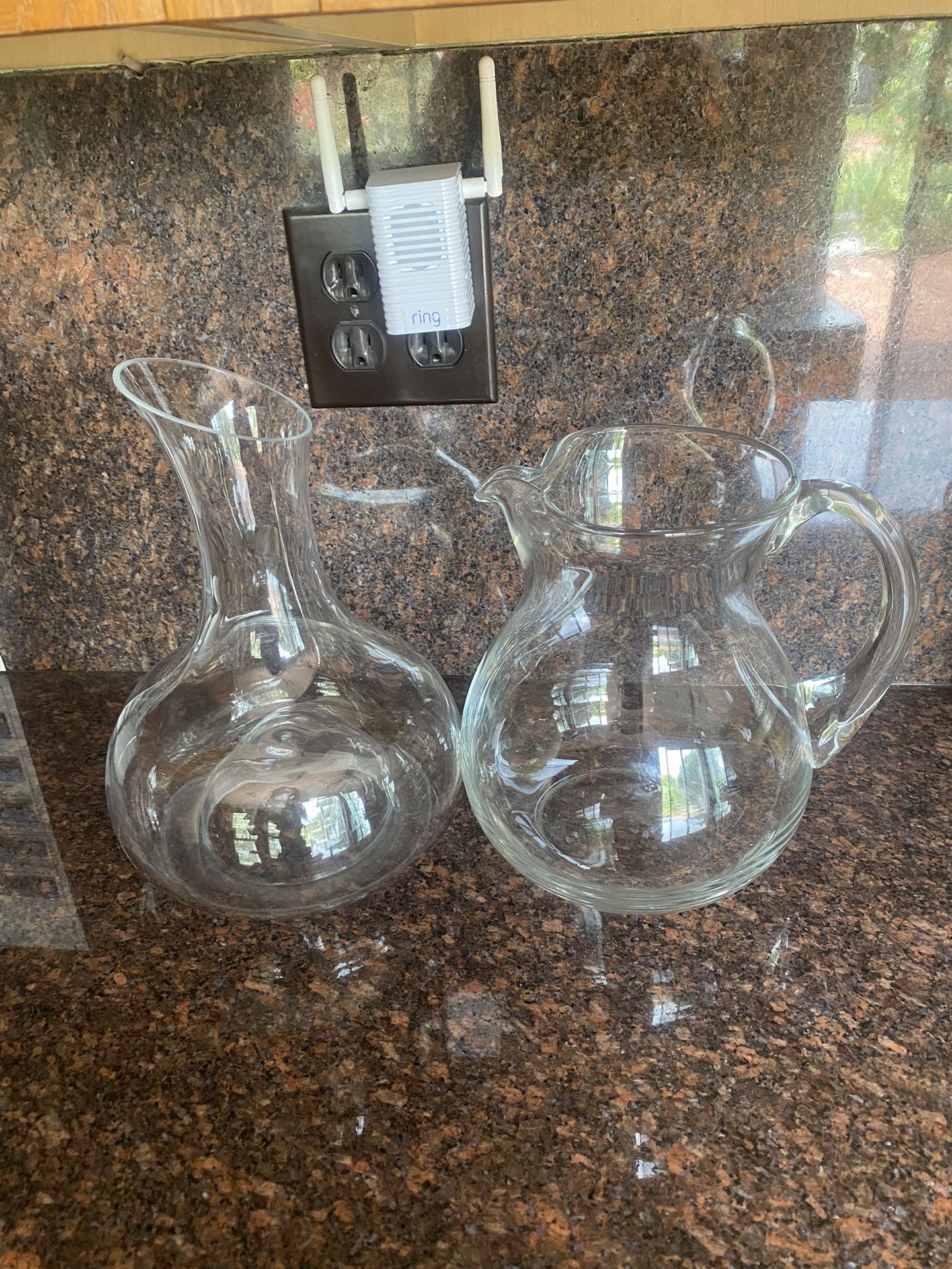 Wine Decanter and Water Pitcher