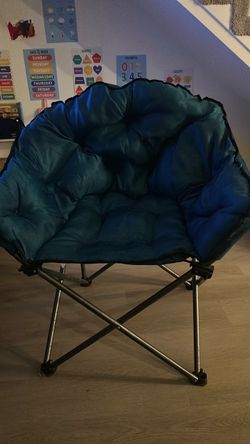 padded club chair