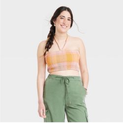 Universal Thread Smocked Halter Top 