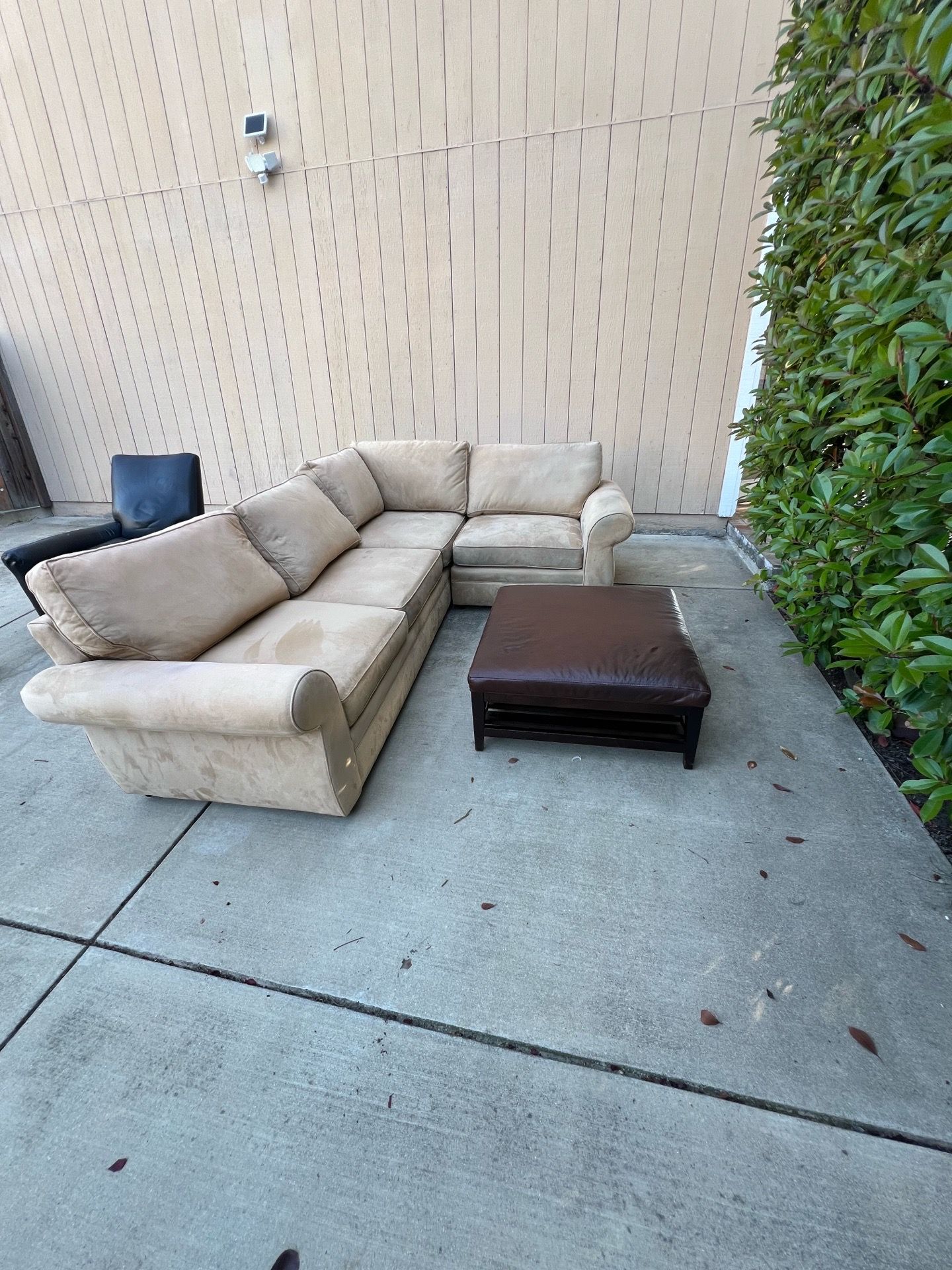 Couch and ottoman