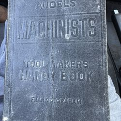 Vintage Audels Machinists and Tool Makers Handy Book 1948 Ed.