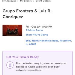 Grupo frontera N Luis Colonel Tickets Section 204