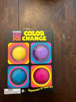 Teenie Nee Doh Color Change 4-Pack