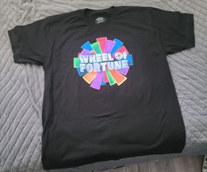Wheel of Fortune T-Shirt , Black XL