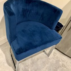 Royal Blue Velvet Dining Chairs