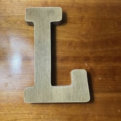 Wooden Letter L