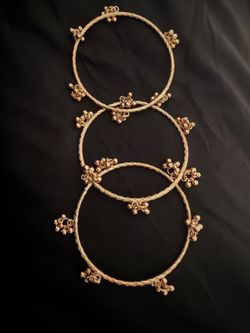 Beautiful gold finish Kashmiri bangles for sale