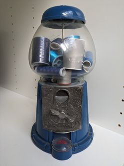 Blue Carousel Gumball Machine