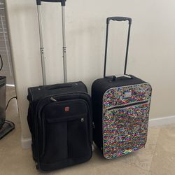 Carry on Suitcase and Child’s Suitcase- LIKE NEW - SUPER CLEAN 
