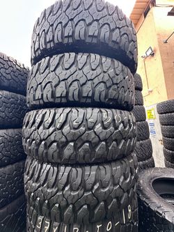 Set of 37x12.50R20LT Tires