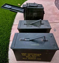 Army Green Cartridge Cans