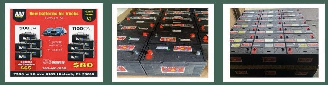 Baterías Para Camión Grupo -31 Nuevas 12 Meses De Garantía 