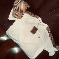 Burberry Shirt With Hat 