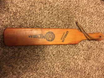 1943 Univ of Michigan fraternity paddle
