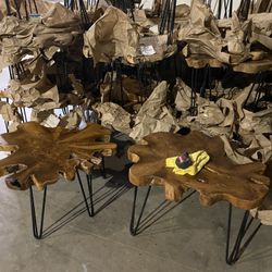 Big Solid Wood Coffee Table 