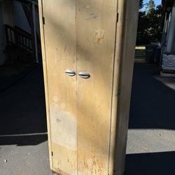 Vintage Double Doored Metal Cabinet By Bloc-Bilt Products