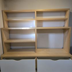 Free - Shelving Unit With Drawers