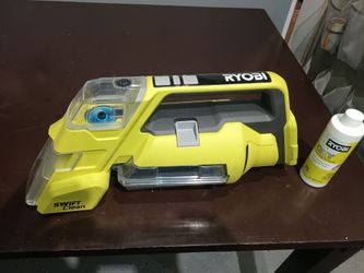 Ryobi carpet cleaner. Cordless. 18V. Spot cleaner.