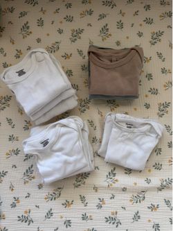 12 onesies 0-3 & 3 month