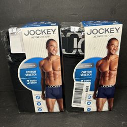 NEW Jockey Cotton Stretch Boxer Briefs (S)