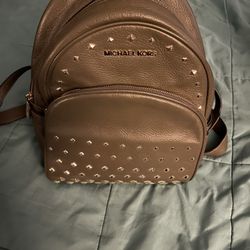 Michael Kors Leather Backpack 