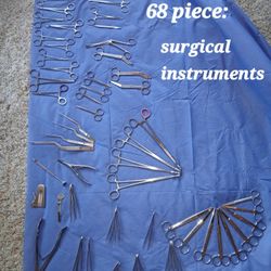 68 Piece Medical Surgical Equipment