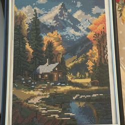Cabin/woods Diamond Art 